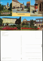 Nordhausen Lutherplatz, Roland, HO-Hotel "Handelshof", HOG "Stadtterrasse" 1982 - Nordhausen