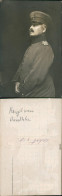 Ansichtskarte  Soldatenportrait - Hauptmann Dienstlaken 1918 Privatfoto - Personen