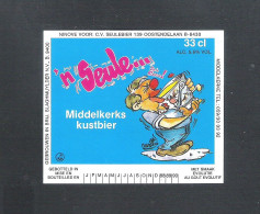 BIERETIKET -   'N  SEULE ..- MIDDELKERKS KUSTBIER   - 33 CL  (BE 365) - Cerveza