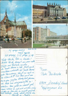 Ansichtskarte Rostock Marienkirche, Rathaus, Interhotel Warnow G1970 - Rostock