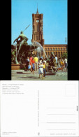 Ansichtskarte Mitte-Berlin Neptunbrunnen (Begasbrunnen) Und Rotes Rathaus 1982 - Mitte