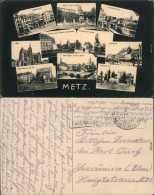 Metz Dom, Denkmal, Mittelbrücke Jakobsplatz, Ludwigsplatz 1915 - Autres & Non Classés