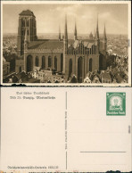 Ansichtskarte Danzig Gdańsk/Gduńsk Marienkirche 1935 - Polen