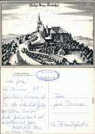 Andechs Künstlerkarte: Kloster; Nach Einem Stich Von Merian 1960 - Altri & Non Classificati