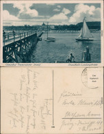 Ansichtskarte Niendorf-Timmendorfer Strand Strandhalle, Landungsbrücke 1930 - Andere & Zonder Classificatie