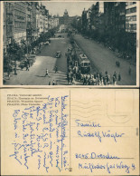 Ansichtskarte Prag Praha Wenzelplatz/Václavské Náměstí 1930 - Tchéquie