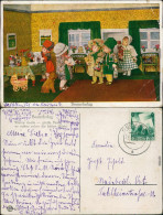 Ansichtskarte  Puppenkarte: Besuchstag 1935 - Unclassified