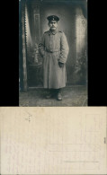 Ansichtskarte  Soldat Im Wintermantel, Privatfoto AK 1916  - Guerra 1914-18