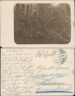 Zehlendorf-Berlin Soldaten Vor Geschütz - Kaserne Privatfoto 1915  - Zehlendorf