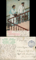 Ansichtskarte  Soldatenleben, Liebesdienst 1906  - Other & Unclassified