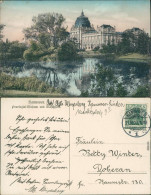 Hannover Blick über Den See, Maschpark Und Provinzial Museum 1907  - Hannover