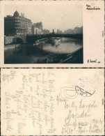 Ansichtskarte Wien Straßenpartie, Marienbrücke, Schiff 1940  - Sonstige & Ohne Zuordnung