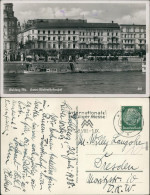 Ansichtskarte Koblenz Boot, Hotel Riesenfürstenhof - Straße 1934  - Koblenz