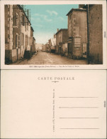 CPA Ménigoute Rue De La Poste Et Tabac 1924  - Andere & Zonder Classificatie