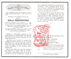 DP Alfons Verstraeten ° Melsele Beveren Waas 1887 † 1960 Stoop Maes - Imágenes Religiosas