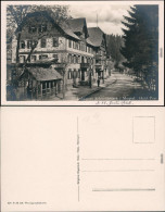 Ansichtskarte Schönmünzach-Baiersbronn Straßenpartie - Hotel Zur Post 1928  - Baiersbronn