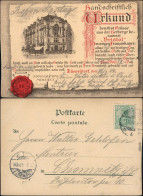 Ansichtskarte Düsseldorf Hotel Bristol 1904 - Düsseldorf