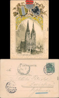 Ansichtskarte Köln Kölner Dom 1902 Prägekarte Heraldik - Koeln