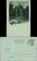 Ansichtskarte Lützen-Wiesengrund Gustav Adolf Denkmal Gruss Aus Litho 1901 - Other & Unclassified