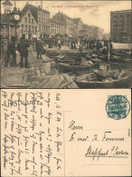 Ansichtskarte Kiel Schuhmachertor, Fischerleger, Markt Anlegestelle 1909 - Andere & Zonder Classificatie