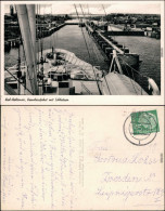 Ansichtskarte Holtenau-Kiel Holtenå Kanaleinfahrt Mit Schleusen Vom Schiff 1955 - Andere & Zonder Classificatie