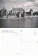 Ansichtskarte Marienburg Malbork Schloss/Ordensburg Marienburg 1963 - Pommern