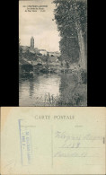 Château-Landon Les Bords Du Fusain - Le Pont Perce/Bach - Kind Mit Angel 1903 - Other & Unclassified