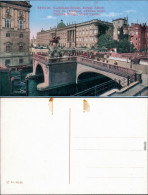 Ansichtskarte Berlin Rathausbrücke (Langen Brücke/Kurfürstenbrücke) 1914 - Autres & Non Classés