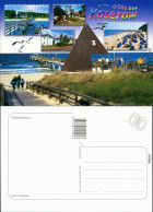 Ansichtskarte Koserow Seebrücke, Strand, Ferienhäuser 2000 - Autres & Non Classés