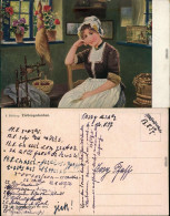 Ansichtskarte  F. Röhling - Liebesgedanken 1917 - Paintings