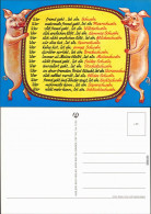 Ansichtskarte  Humor: Schweine 1995 - Filosofie