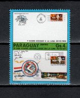 Paraguay 1974 UPU Centenary, Space, Moonletter 4G Stamp MNH - U.P.U.