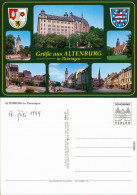 Ansichtskarte Altenburg Hauptmarkt, Schloss, Kirche, Rathaus 1999 - Altenburg