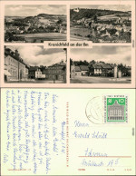 Ansichtskarte Kranichfeld Panorama, Teilansicht, Ratskeller, Ilmbrücke 1962 - Kranichfeld