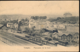 ARLON          VIELSALM   PANORAMA DE LA GARE           2 SCANS - Vielsalm