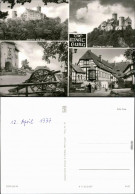 Ansichtskarte Eisenach Wartburg - Ostseite, Südseite, Eingang, Burghof 1977 - Eisenach