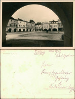 Neustadt An Der Mettau Nové Město Nad Metují Blick Auf Den Marktplatz 1934  - Czech Republic