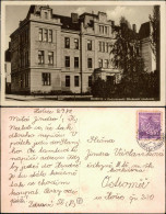 Postcard Horschitz Hořice V Podkrkonoší Obchodni Akademie 1942 - Tchéquie