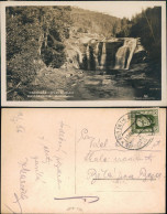 Postcard Harrachsdorf Harrachov Mumlavský Vodopád/Der Mummelfall 1926 - Tchéquie