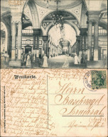 Ansichtskarte Stuttgart Eingangshalle - Innenansicht 1907  - Stuttgart