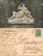 Ansichtskarte Stuttgart Eberhard-Denkmal 1907 - Stuttgart