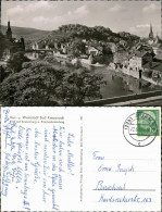 Ansichtskarte Bad Kreuznach Kauzenburg U. Ellerbachmündung 1957 - Bad Kreuznach