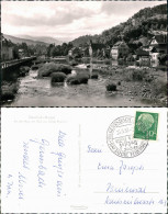 Ansichtskarte Gernsbach An Der Murg Mit Blick Auf Schloss Eberstein 1957 - Gernsbach