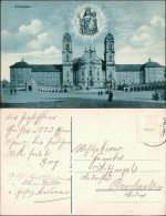 Ansichtskarte Einsiedeln Maria Und Jesus über Dem Kloster 1913  - Other & Unclassified