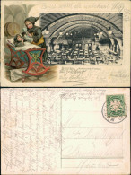 München  Kindl - Mathäserbräu Festsaal 1906 Prägekarte - Muenchen