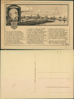 Ansichtskarte Husum Spruch Künstlerkarte, Eman. Gurlitt 1918 - Andere & Zonder Classificatie