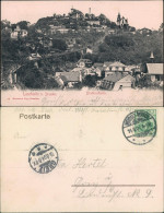 Ansichtskarte Loschwitz-Dresden Louisenhof Mit Drahtseilbahn/Schwebebahn 1899 - Dresden