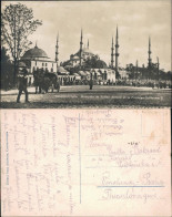 Istanbul  | Constantinople Pferdegespann, Straße Moschee Sultan Ahmed 1922 - Turchia
