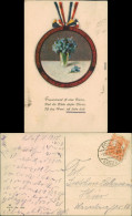 Ansichtskarte  Sprüche Menschen  Frauenmund Ist Eine Blume Patriotika 1917 - Philosophy