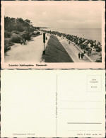 Ansichtskarte Kühlungsborn Strandpromenade, Belebter Strand 1957 - Kuehlungsborn